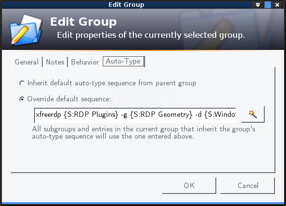 keepass-group-auto-type